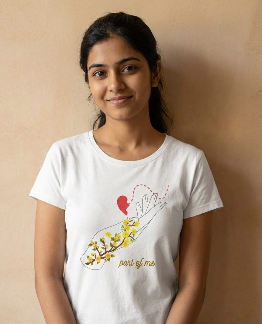 Floral Hand Graphic T-shirt