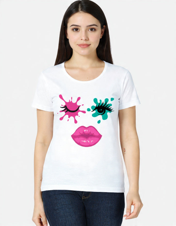 Women's white T-shirt